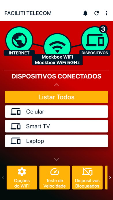 FACILITI TELECOM Screenshot