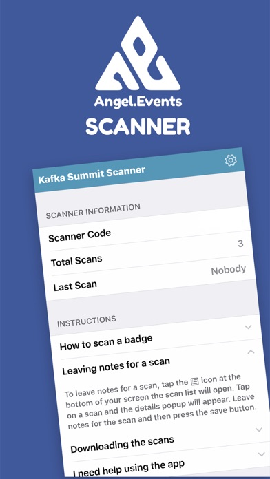 How to cancel & delete Angel Events - Scanner from iphone & ipad 1