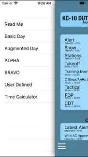 kc-10 duty day calculator iphone screenshot 3