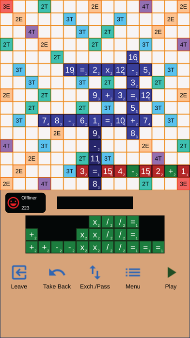 screenshot of Math Box Board Game 5