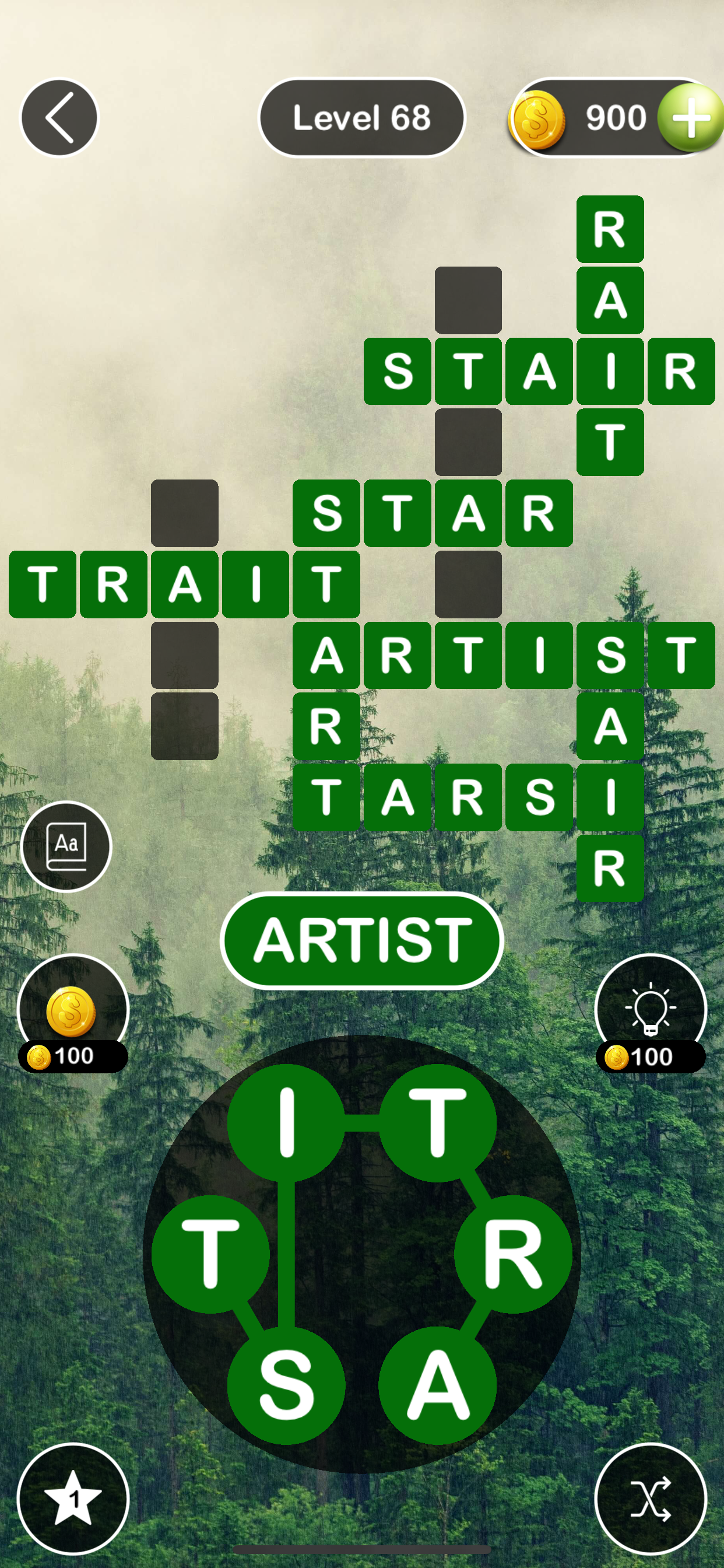 Word Generate : Crossword game