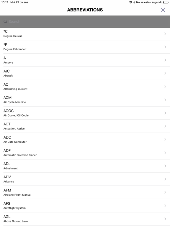 EMB 145 Training Guide Lite iPad screenshot 6 - Utilities app