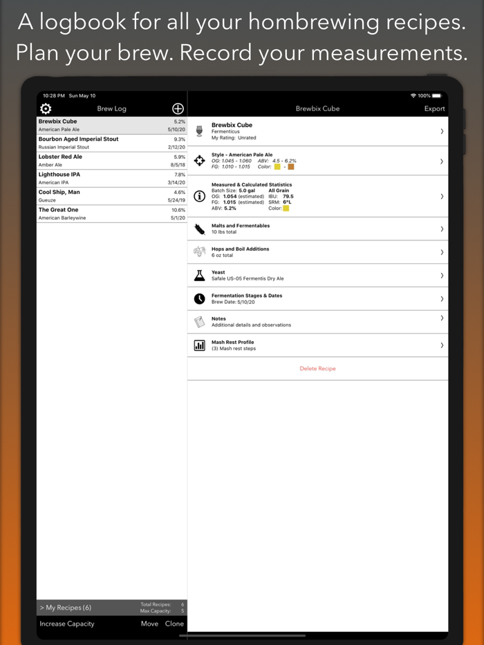 Fermenticus Brew Log