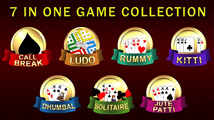 Callbreak, Ludo, Kitti– 7 in 1