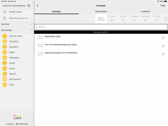 ARI Events iPad screenshot 4 - Business app