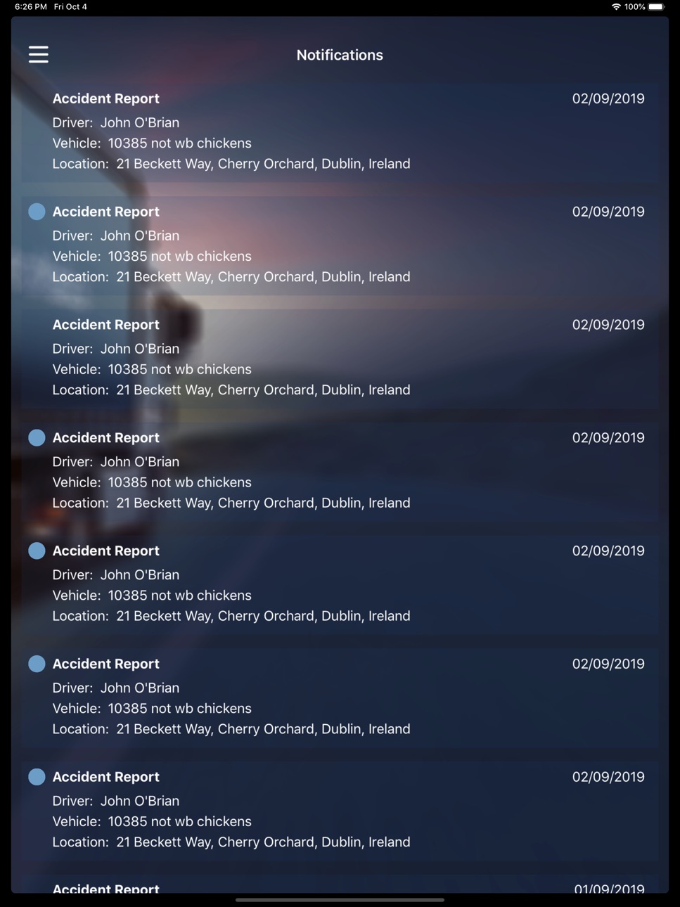 iPad screenshot