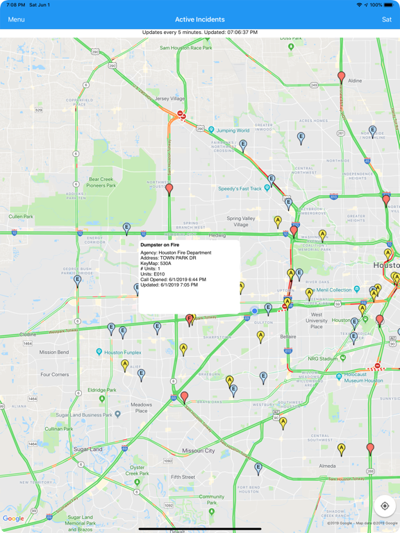 Screenshot #5 pour Houston Incident Map