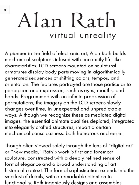 Screenshot #5 pour Alan Rath Virtual Unreality