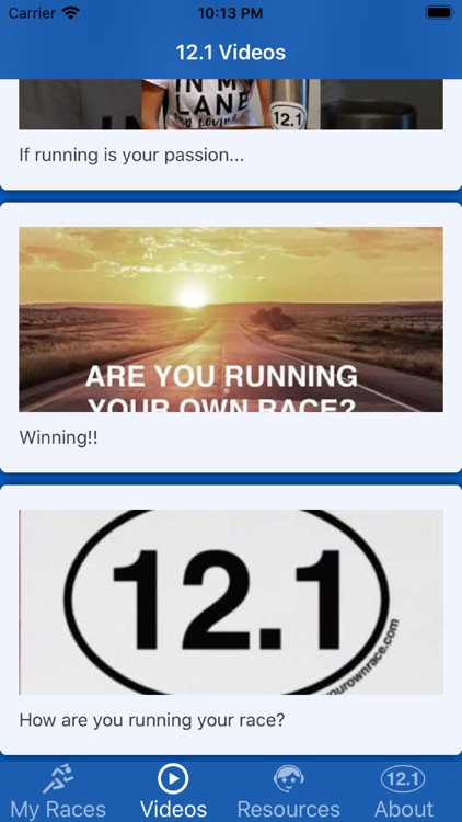 12.1 Run Your Own Race screenshot-5