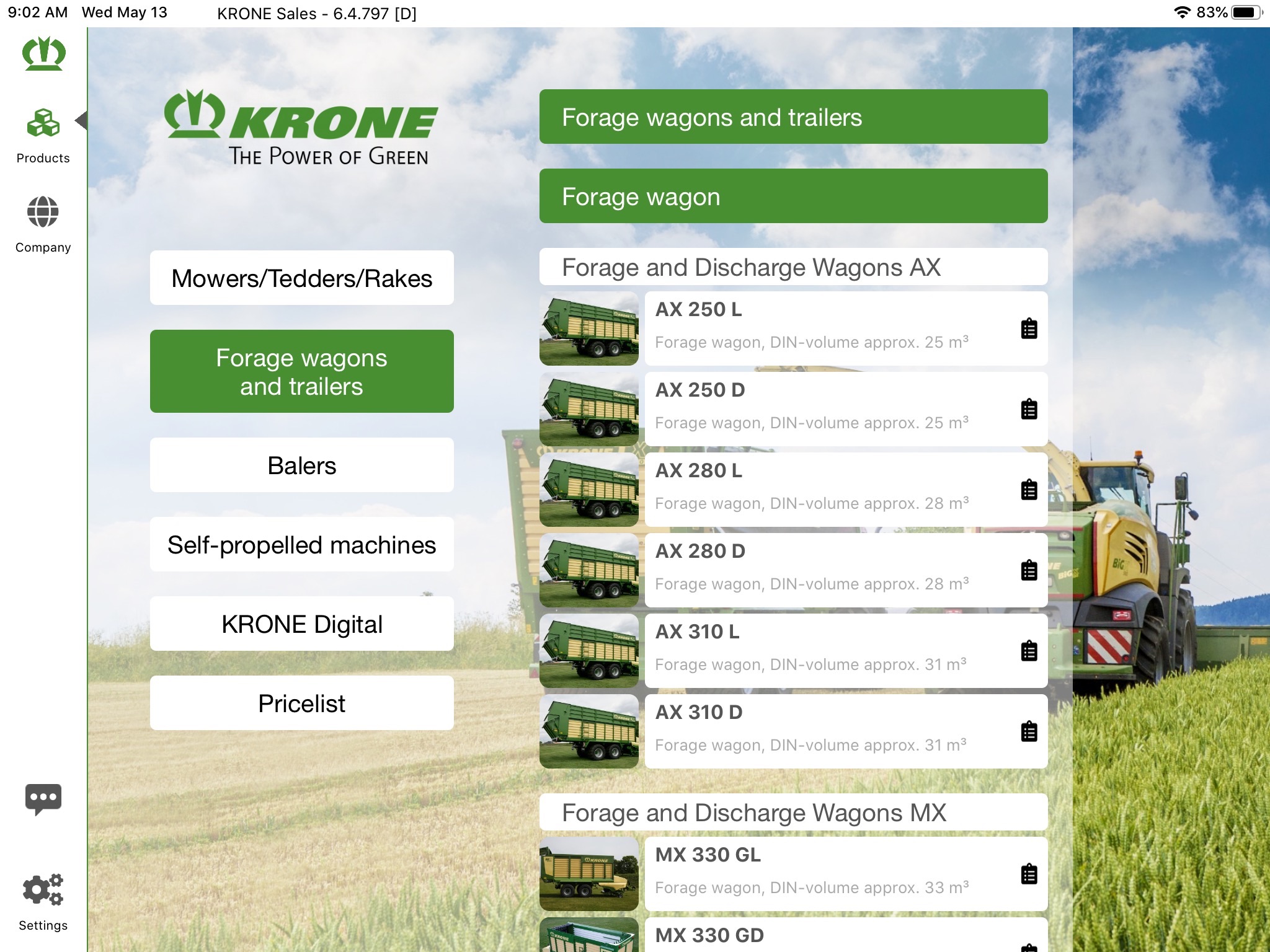 KRONE Sales screenshot 3