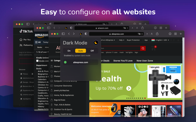 Dark Night - mode for Safari Screenshot