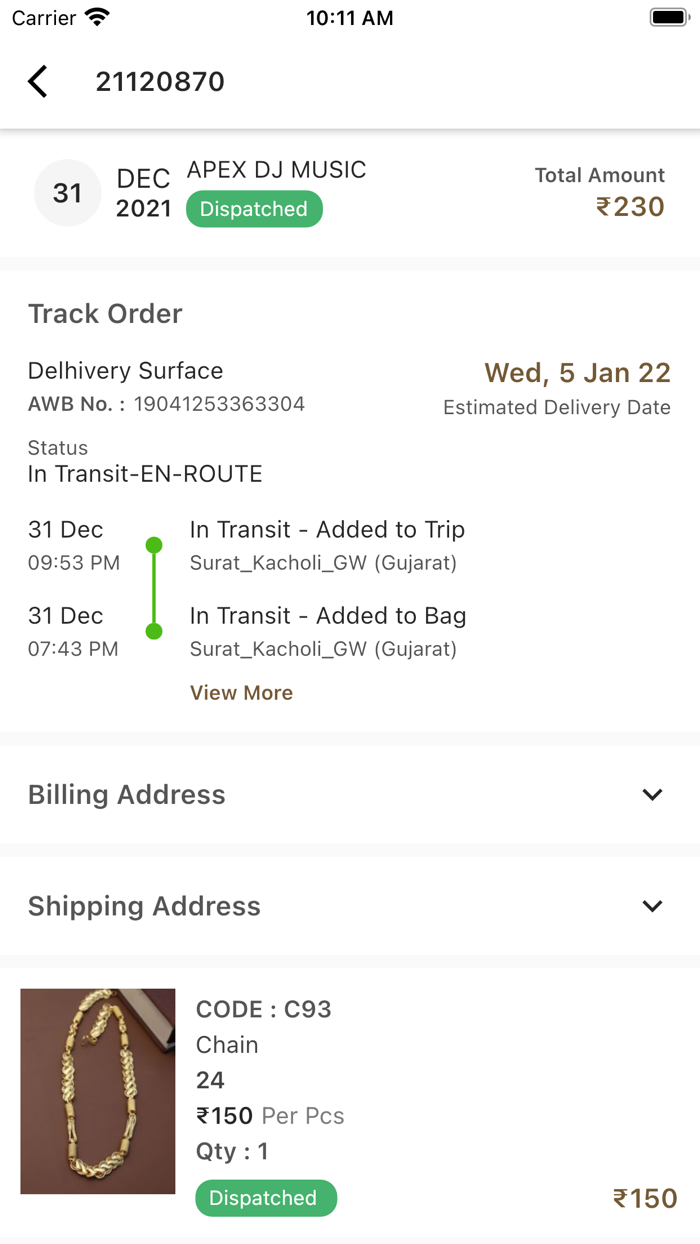 HR Sales - Imitation Jewellery