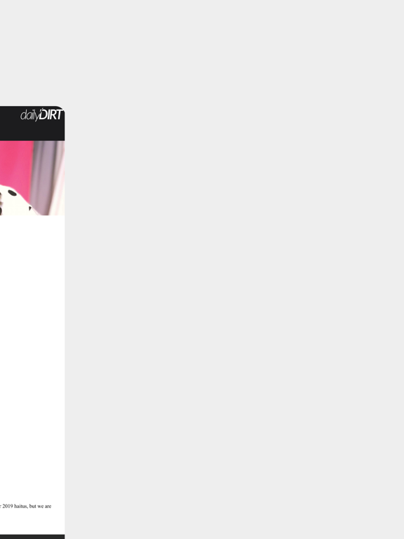 Daily Dirt iPad screenshot 4 - Entertainment app