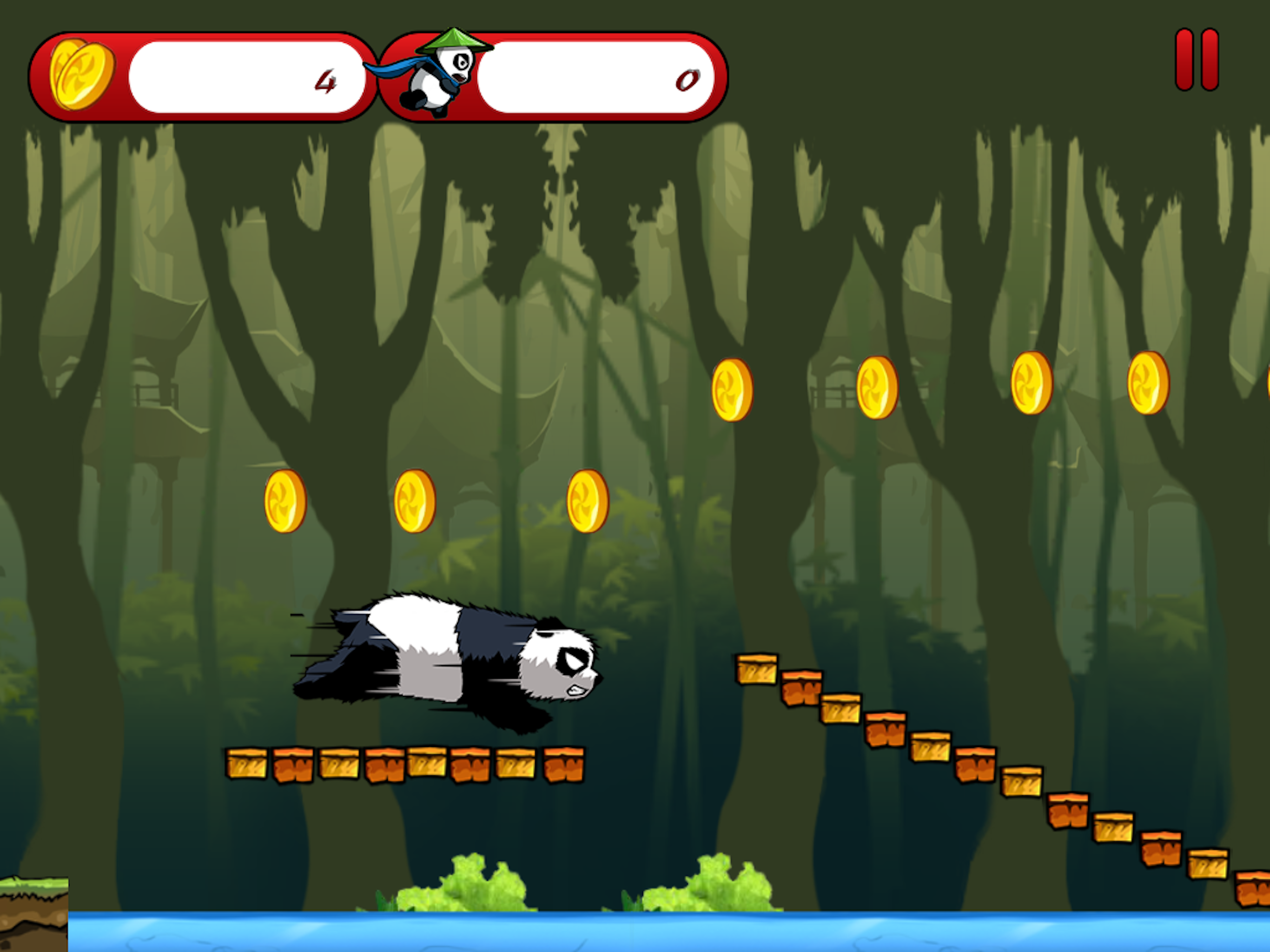 Panda Adventure Run and Jump