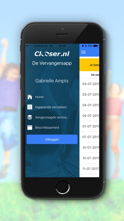 Clooser.nl VervangersApp