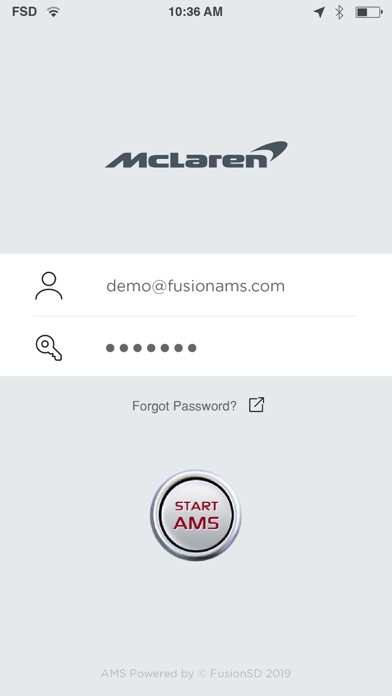 AMS Sales for McLaren Screenshot