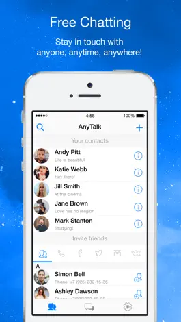 Game screenshot AnyTalk Messenger mod apk