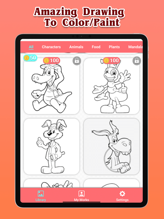 Screenshot #5 pour Coloring Book Art