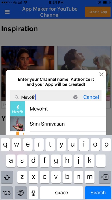 Screenshot #2 pour App Maker for YouTube Channel