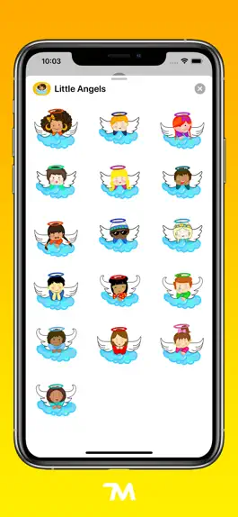 Game screenshot Little Angels Stickers apk