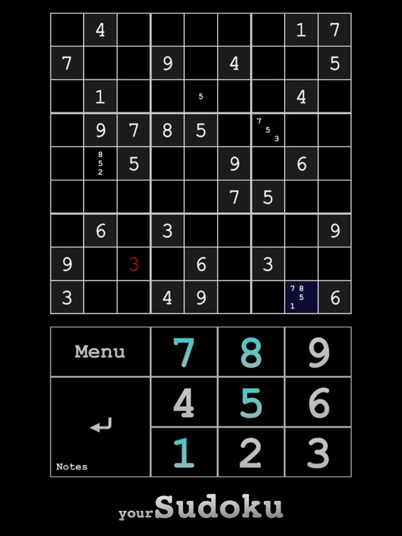 Screenshot #4 pour yourSudoku - Over 10k sudoku