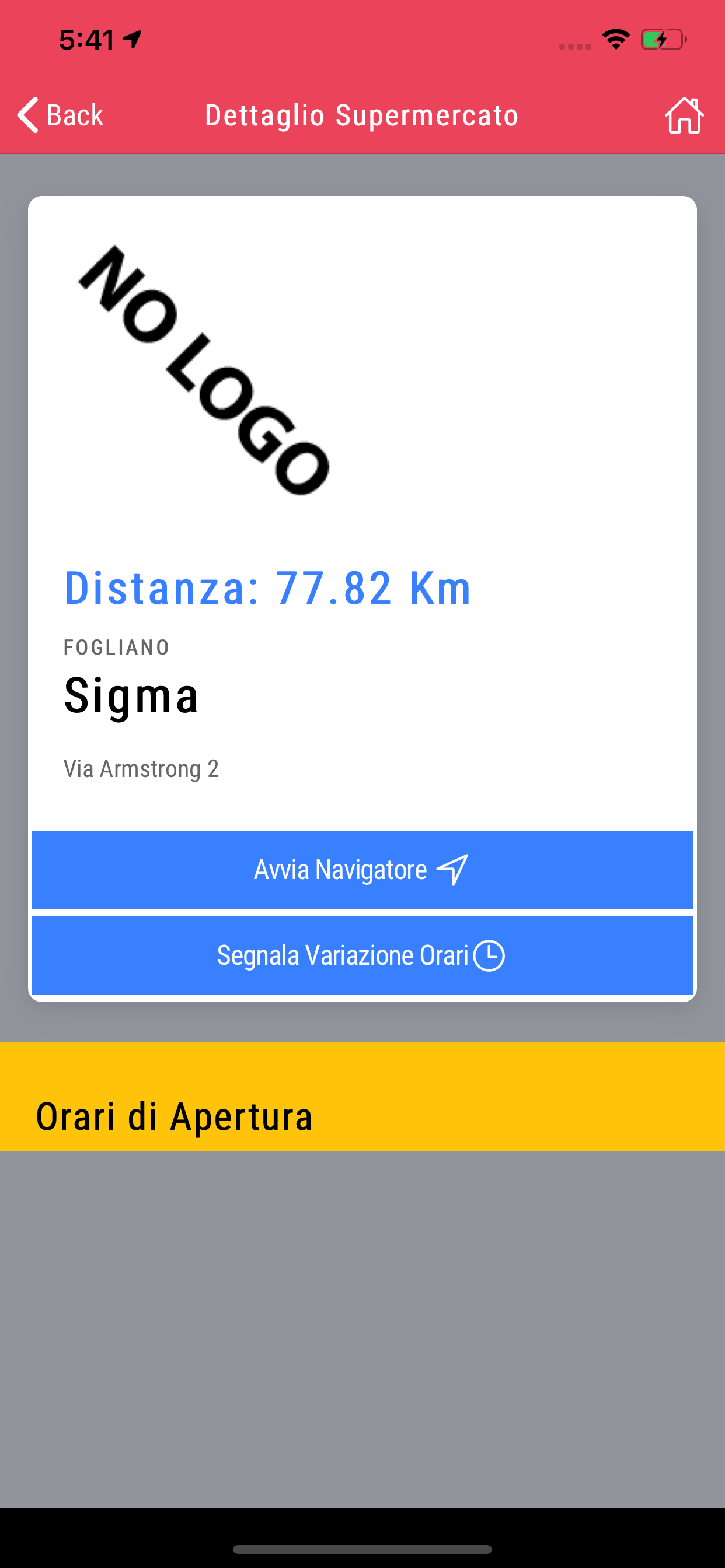 Cerca Supermercato Aperto