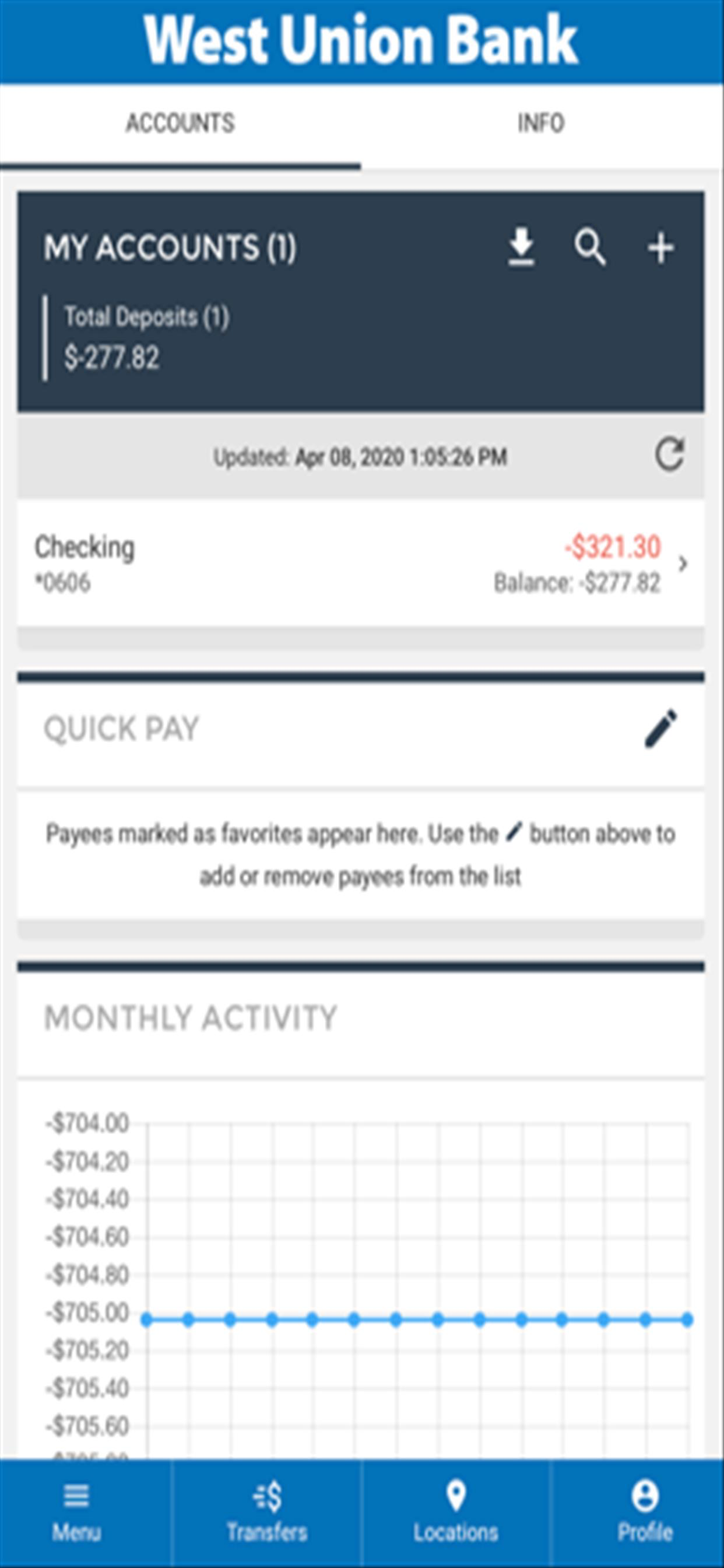 West Union Bank Mobile screenshot 4