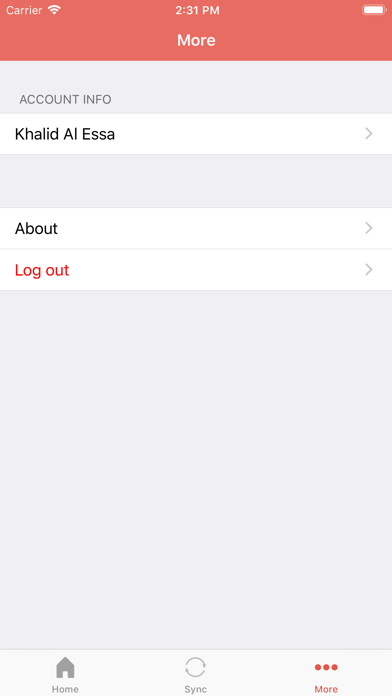 App screenshot