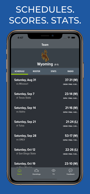 Wyoming Football Schedules(圖1)-速報App