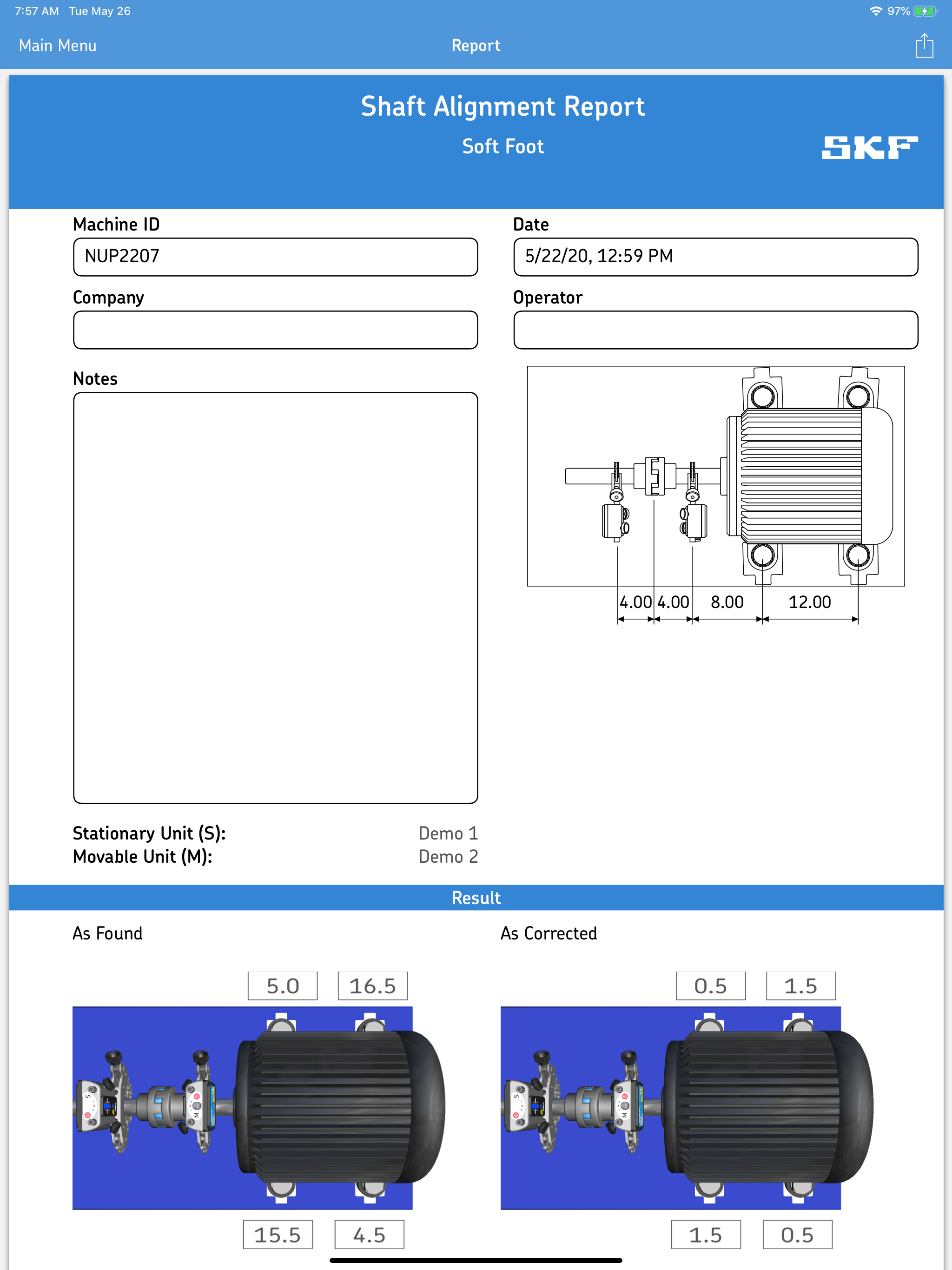 SKF Soft foot