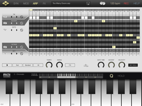 Tera Synth iPad app afbeelding 3