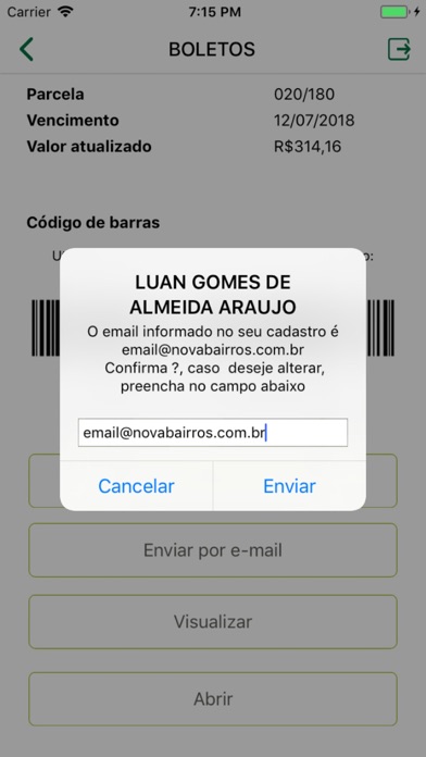 Nova Bairros Screenshot
