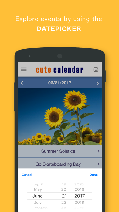 Cute Calendar PRO Screenshot