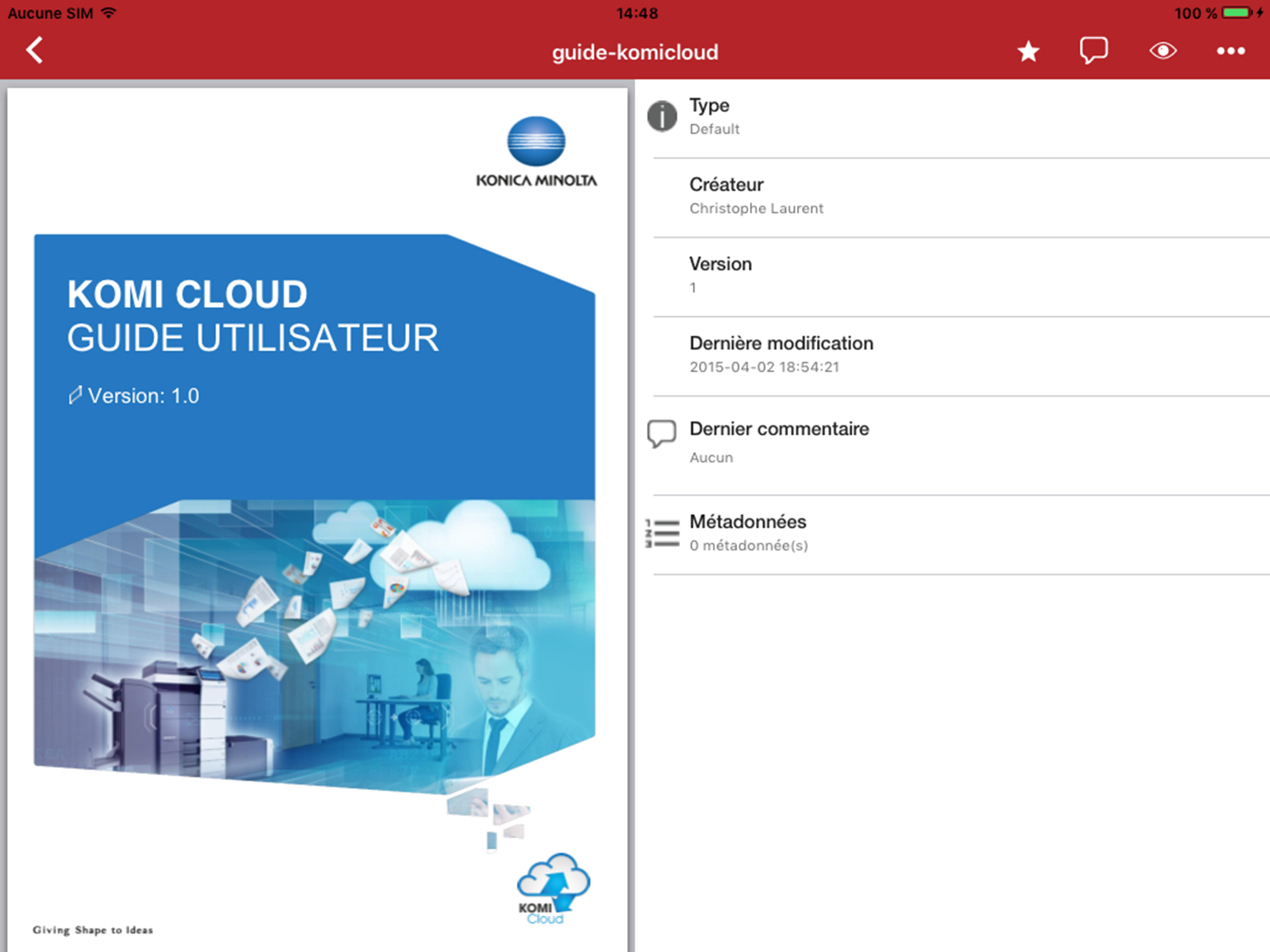 KOMI Cloud Mobile screenshot 9