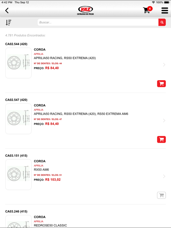 Screenshot #6 pour EBFVAZ - Catálogo