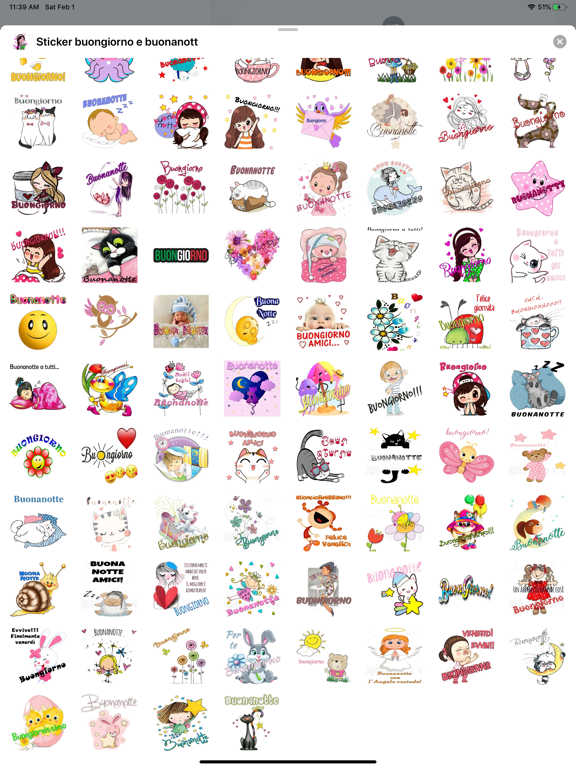 Screenshot #5 pour Sticker buongiorno e buonanott