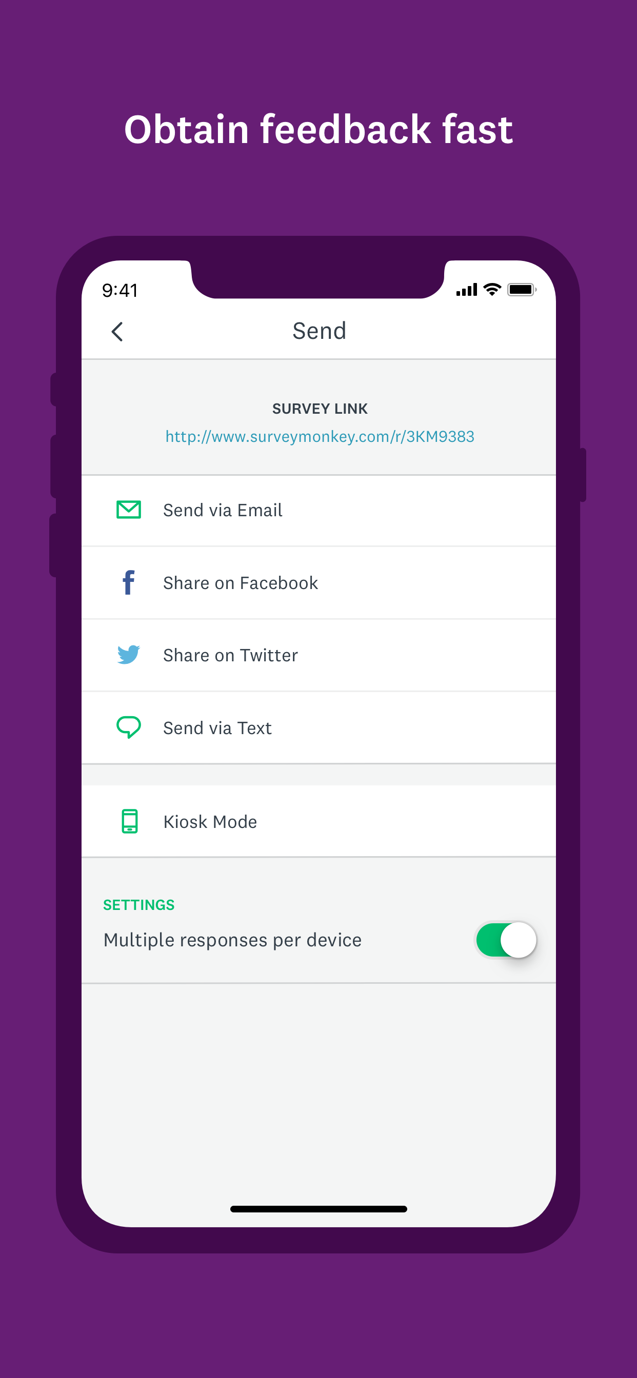 SurveyMonkey screenshot 4