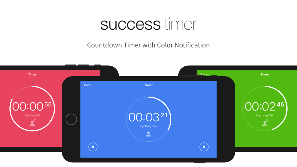 #1. Success Timer - Timer & Alarm (iOS) 由: Hayai & Mobile