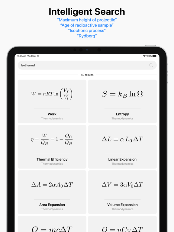 Photronium - Physics Equations iPad screenshot 5 - Education app