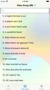 English Christian Songs screenshot