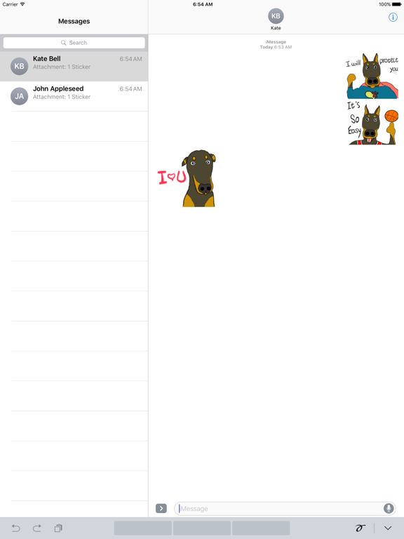 Screenshot #4 pour Doberman Pinscher Dog Sticker
