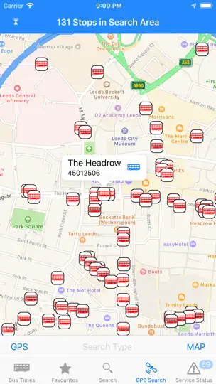 Screenshot von Bus Times - Yorkshire auf dem iPhone 2