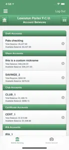 Lewiston Porter FCU screenshot #4 for iPhone