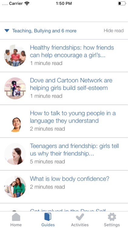 Dove Parent Self-Esteem Guide