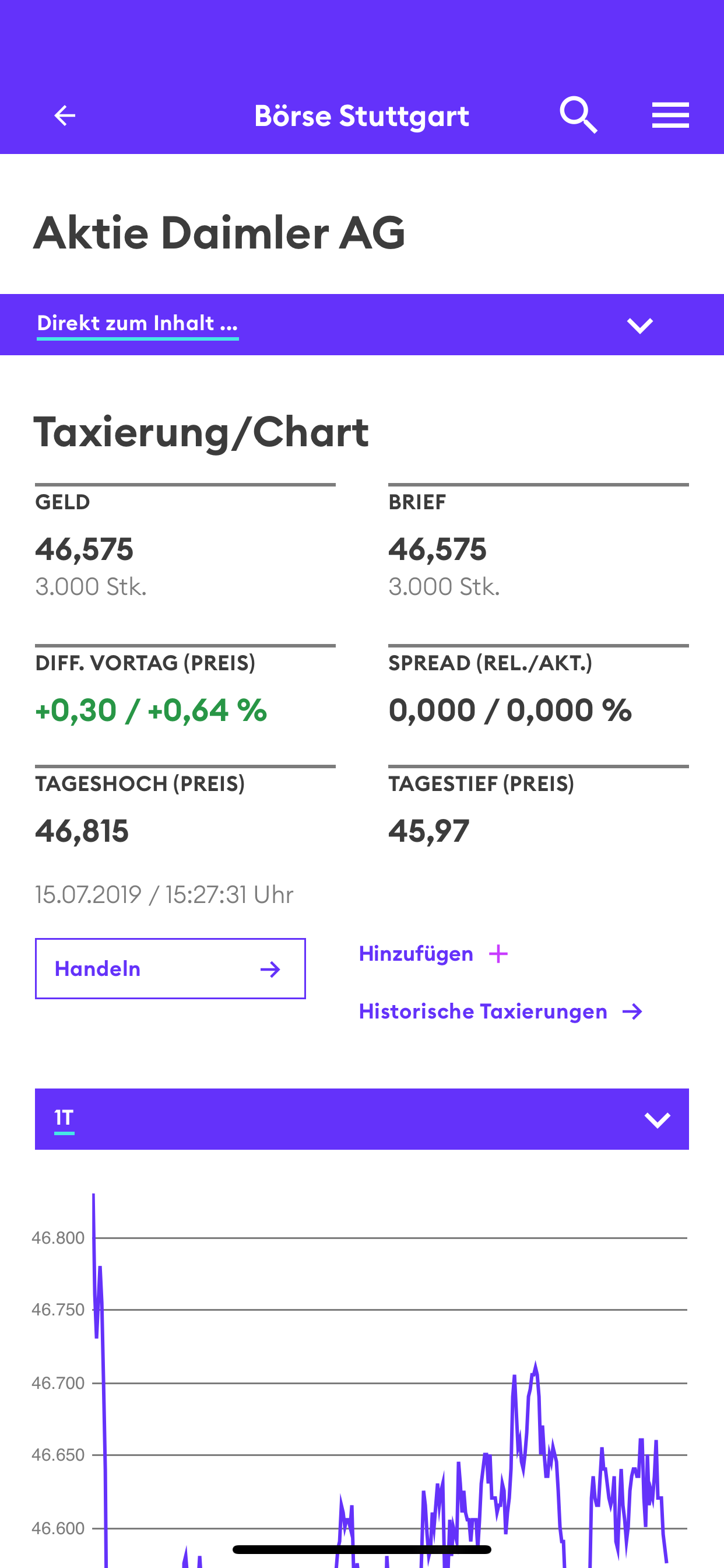 Börse Stuttgart App