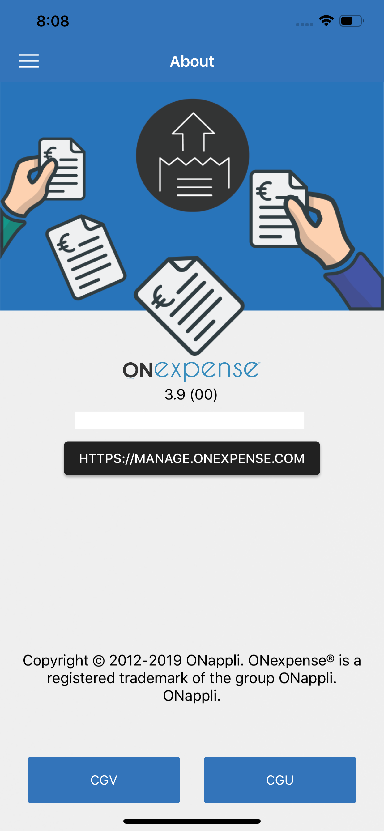 ONexpense - Expense report