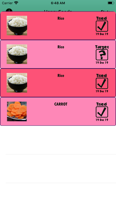 Happy Foods iPhone screenshot 5 - Health & Fitness app