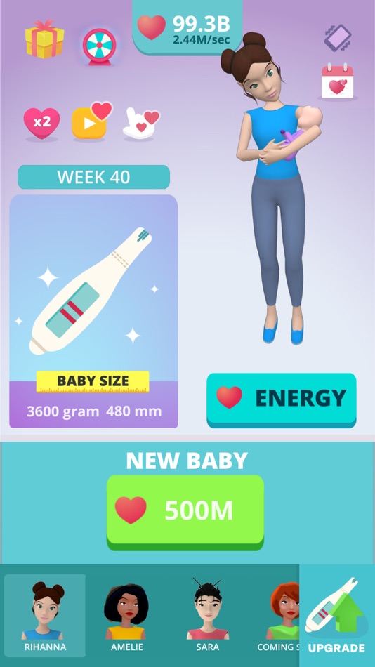 #5. Baby & Mom Idle Life Simulator (iOS) โดย: Gismart