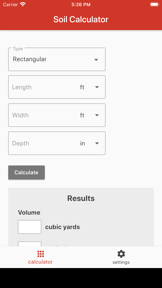 Soil Calculator Plus screenshot