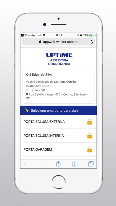 Uptime Condomínios Screenshot